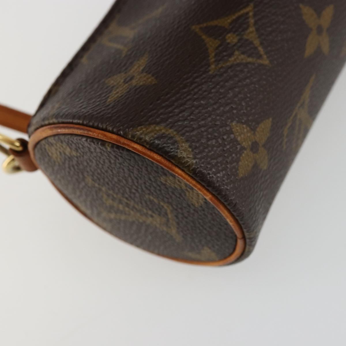 LOUIS VUITTON Monogram Papillon Pouch LV Auth 177297