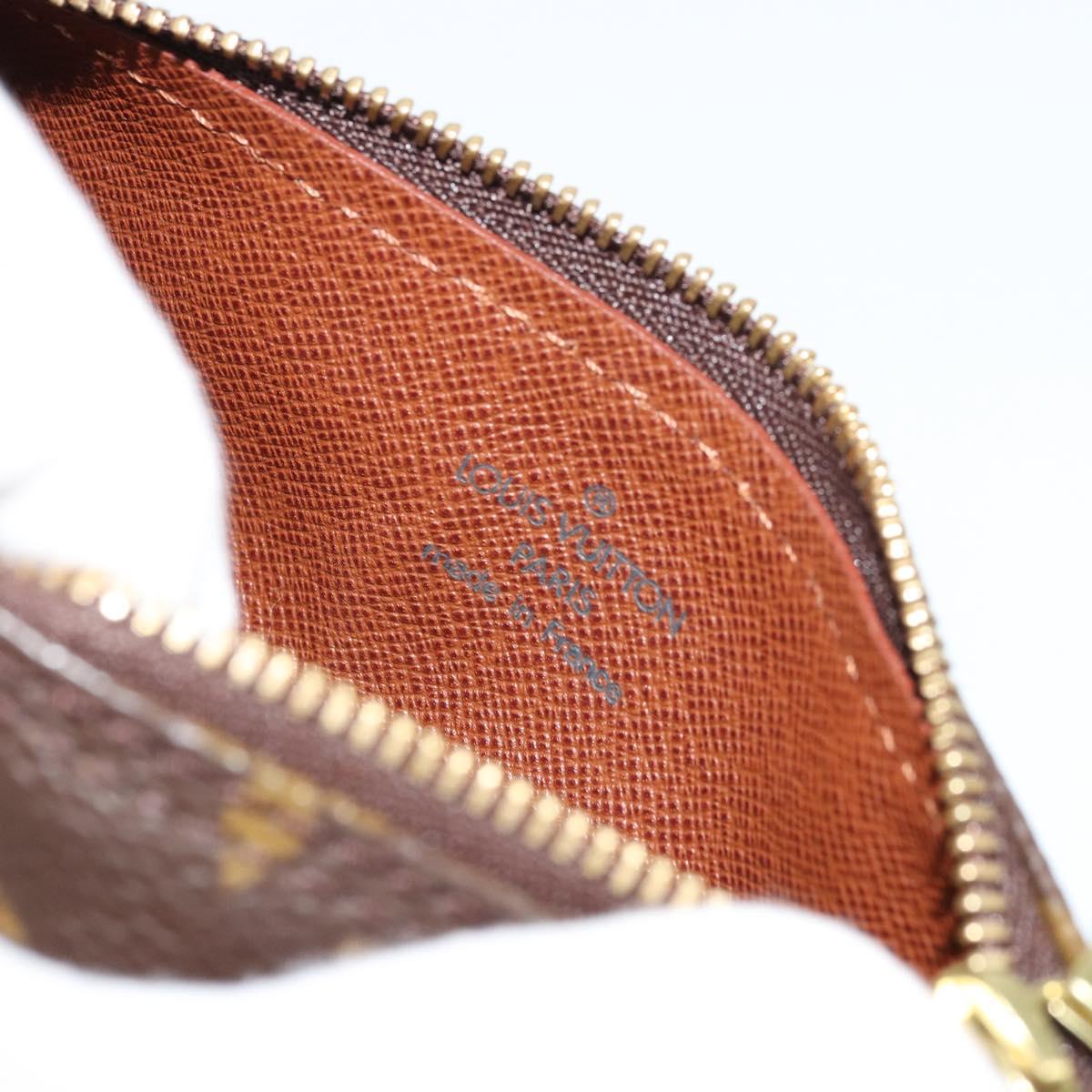 LOUIS VUITTON Monogram Papillon Pouch LV Auth 177297