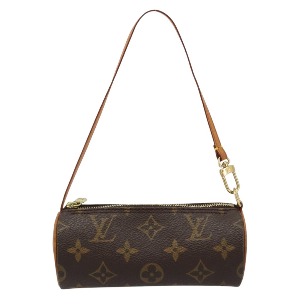 LOUIS VUITTON Monogram Papillon Pouch LV Auth 177297