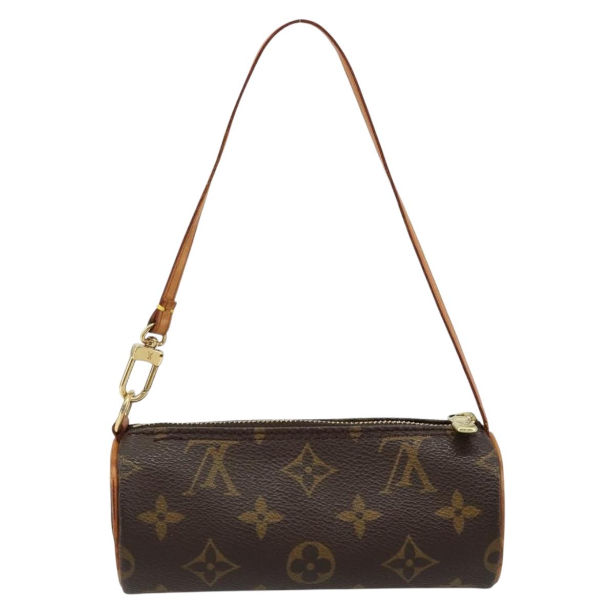 LOUIS VUITTON Monogram Papillon Pouch LV Auth 177297
