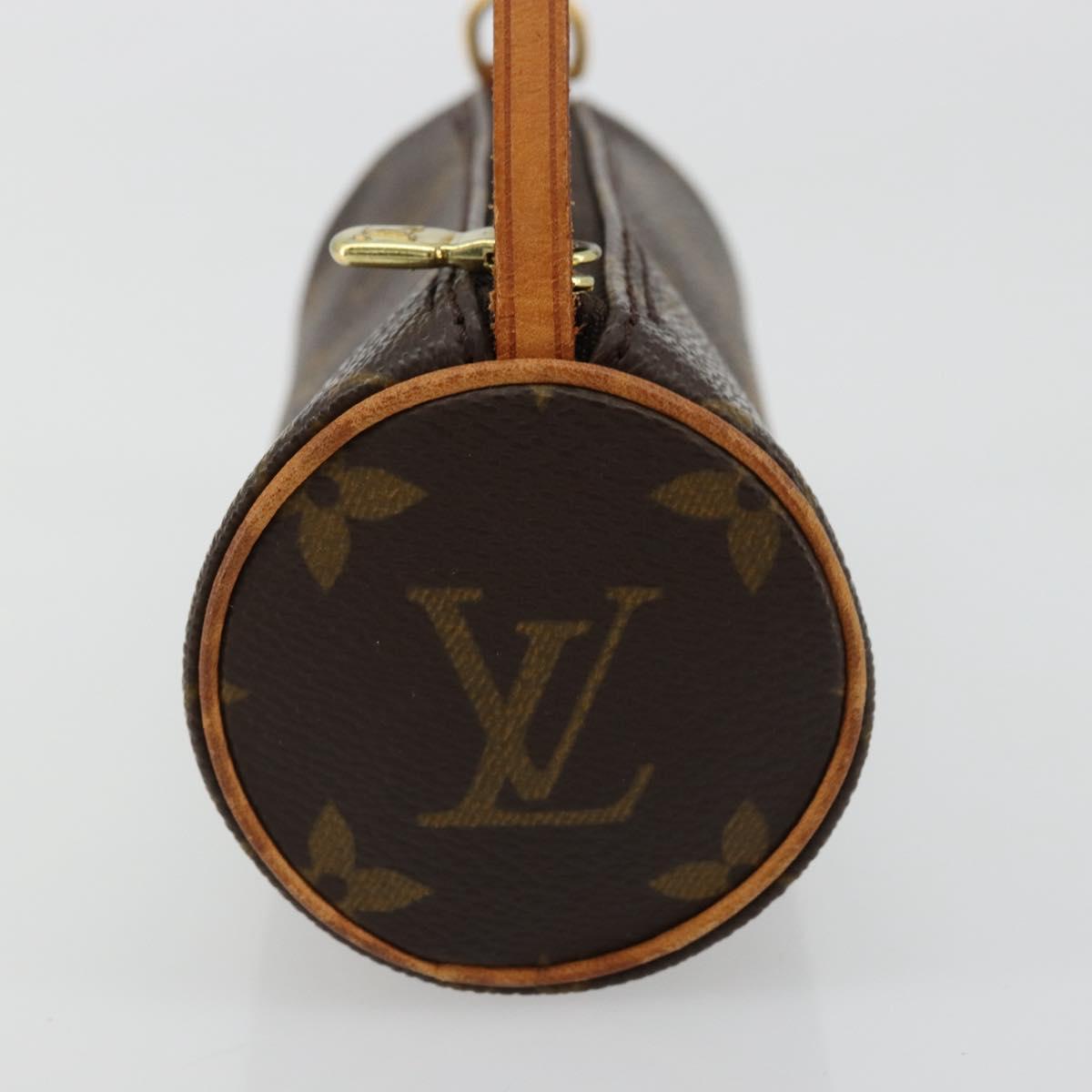 LOUIS VUITTON Monogram Papillon Pouch LV Auth 177297