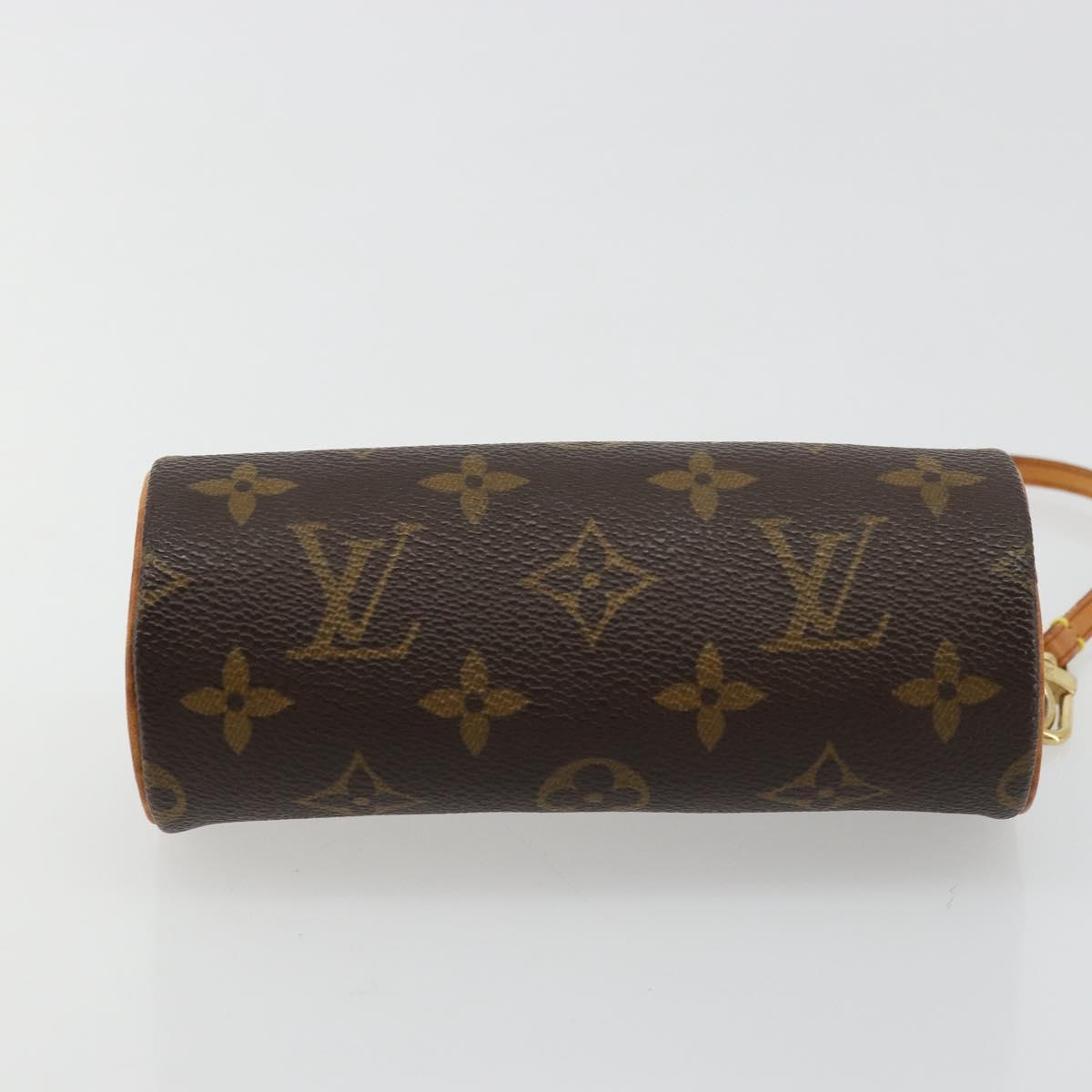 LOUIS VUITTON Monogram Papillon Pouch LV Auth 177297