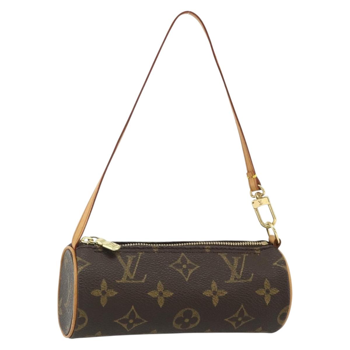 LOUIS VUITTON Monogram Papillon Pouch LV Auth 177300A