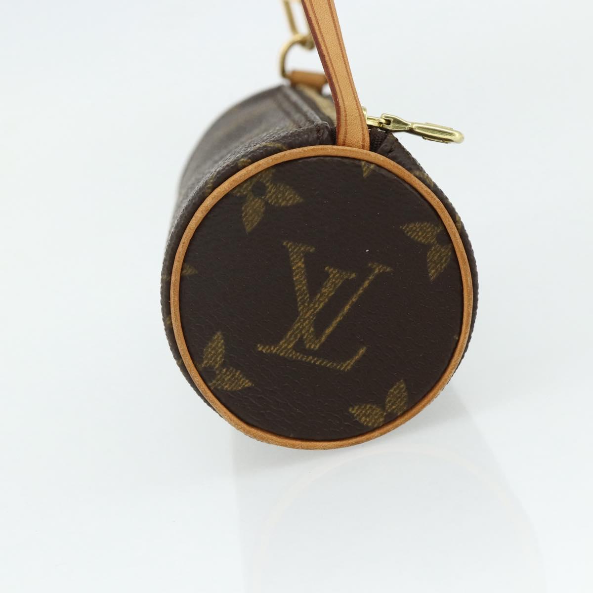 LOUIS VUITTON Monogram Papillon Pouch LV Auth 177300A