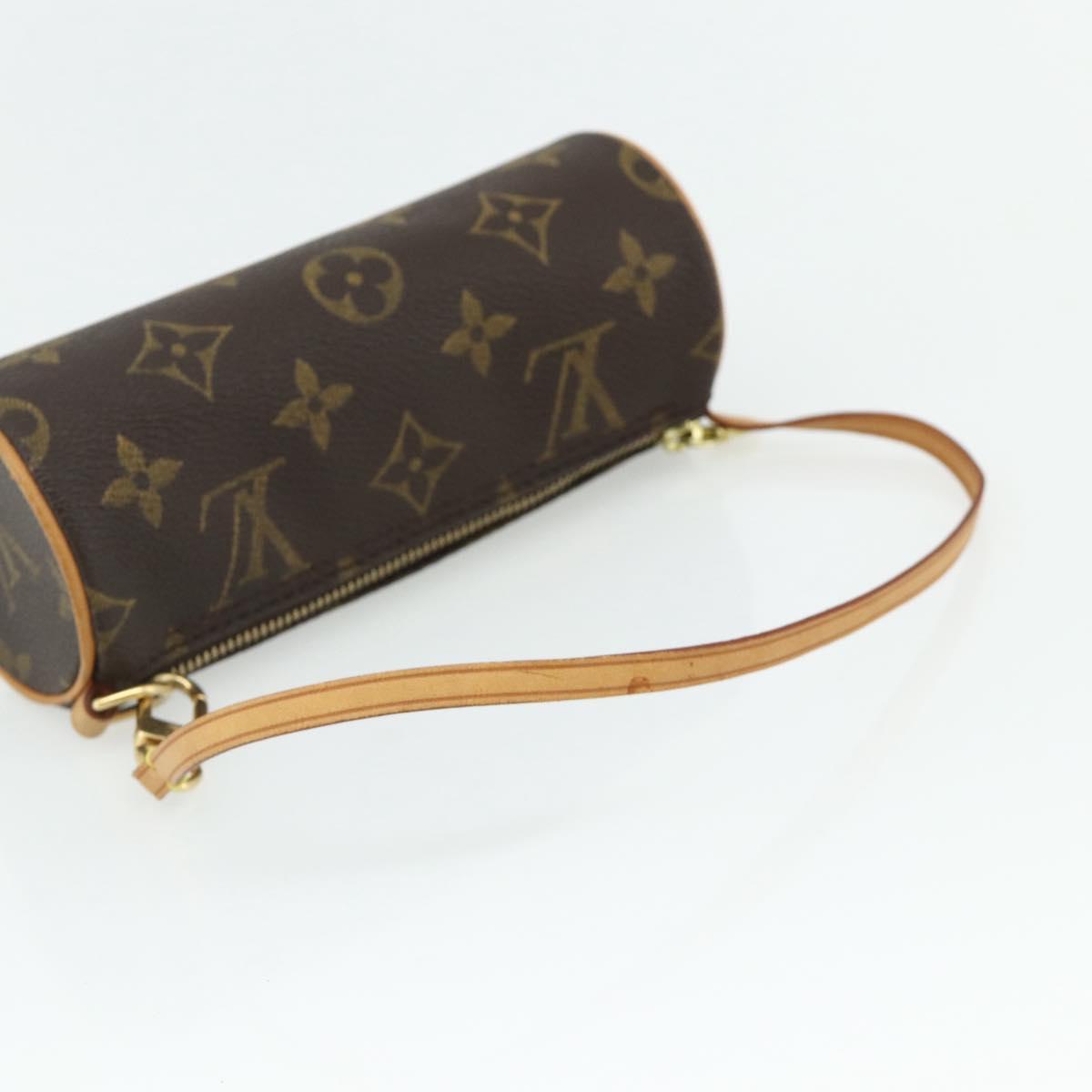 LOUIS VUITTON Monogram Papillon Pouch LV Auth 177300A