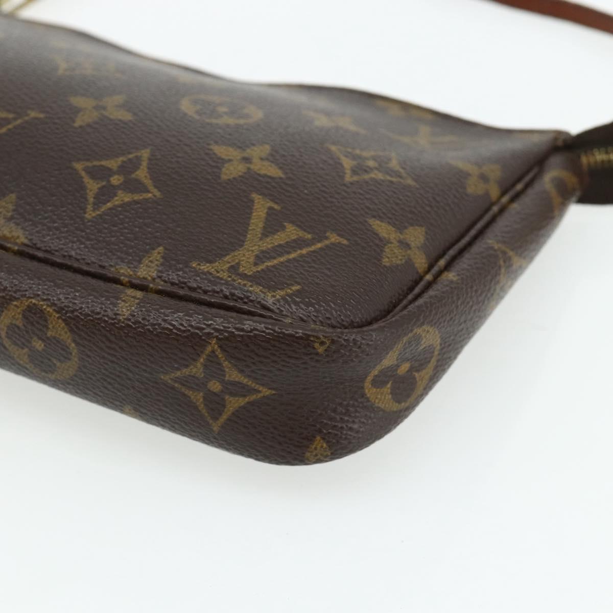 LOUIS VUITTON Monogram Pochette Accessoires Pouch M51980 LV Auth 177301