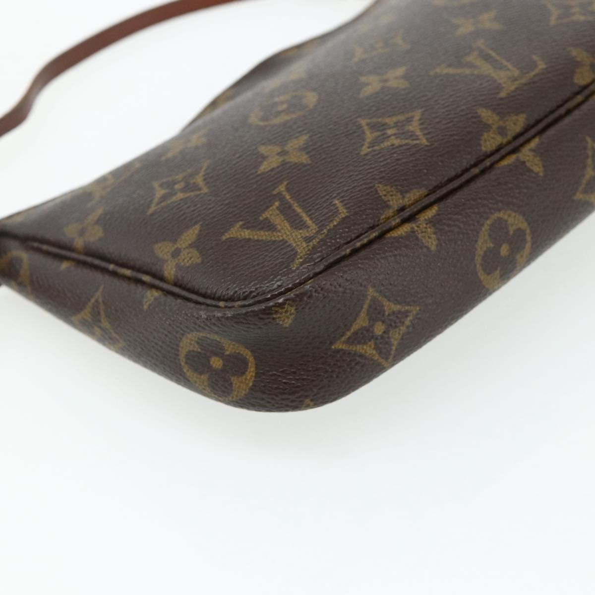 LOUIS VUITTON Monogram Pochette Accessoires Pouch M51980 LV Auth 177301