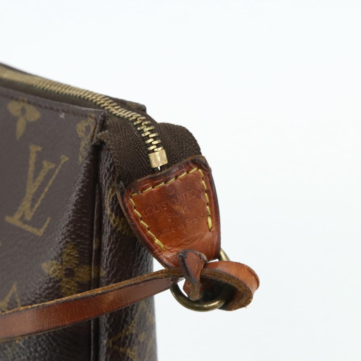 LOUIS VUITTON Monogram Pochette Accessoires Pouch M51980 LV Auth 177301