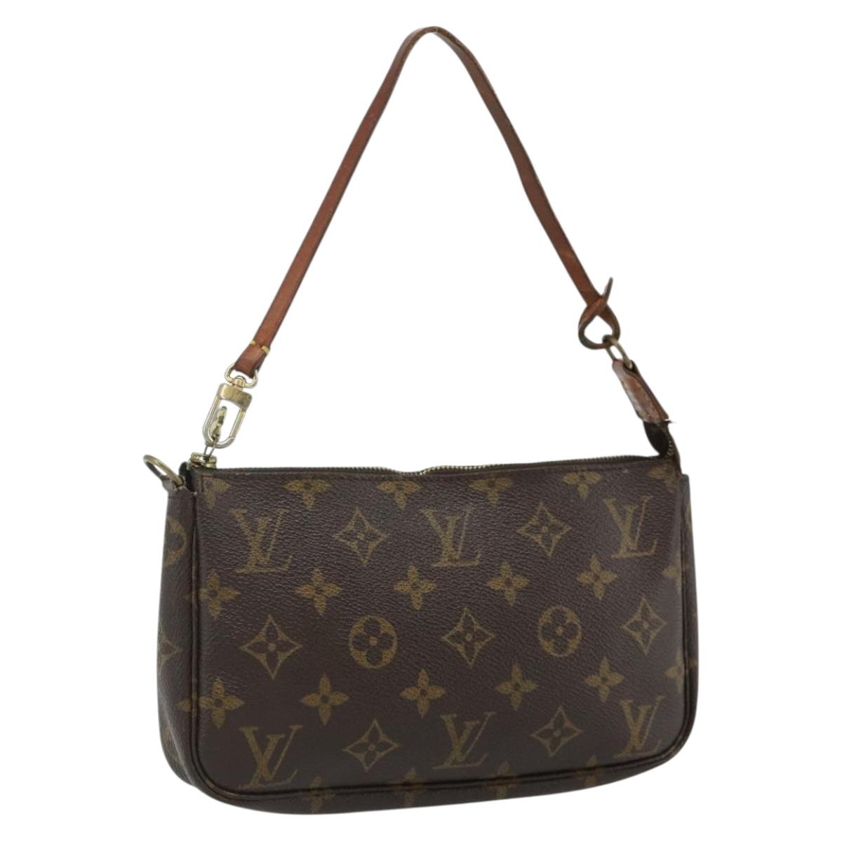 LOUIS VUITTON Monogram Pochette Accessoires Pouch M51980 LV Auth 177301