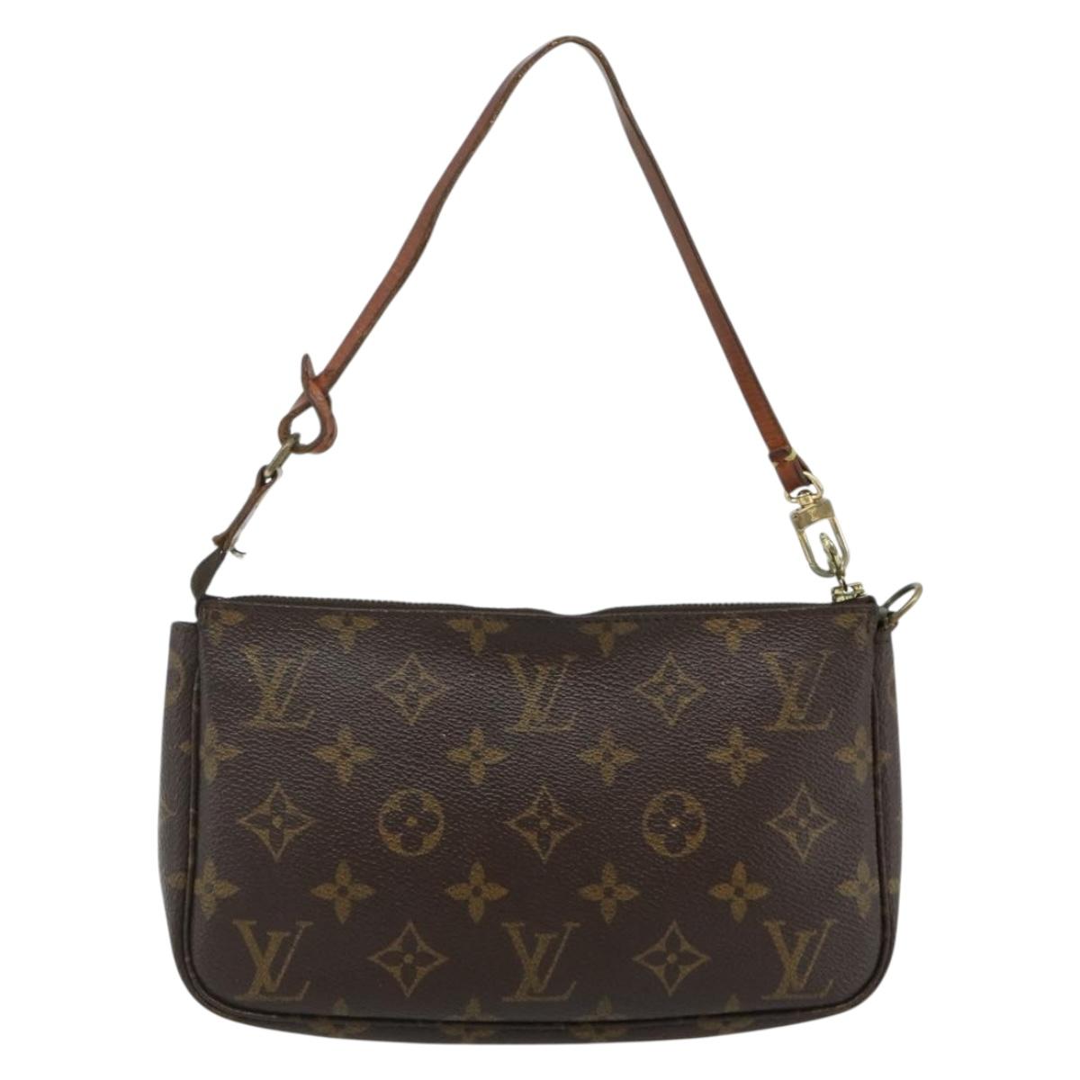 LOUIS VUITTON Monogram Pochette Accessoires Pouch M51980 LV Auth 177301