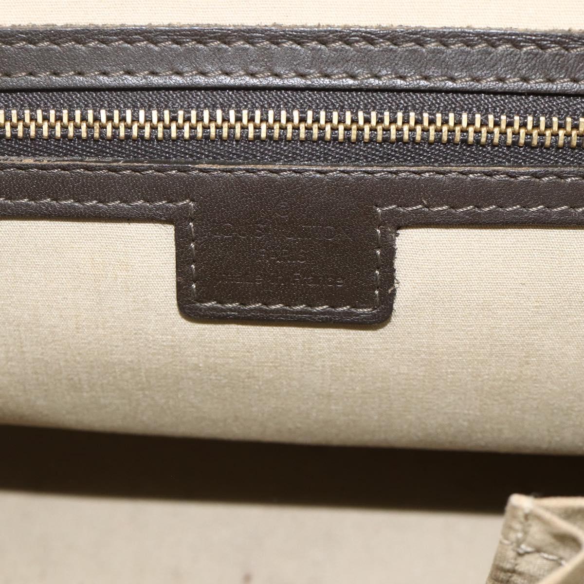 LOUIS VUITTON Monogram Mini Josephine GM Hand Bag Khaki M92310 LV Auth 177307