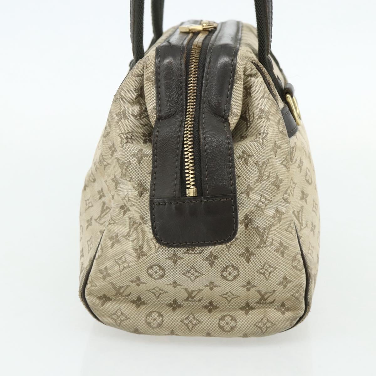 LOUIS VUITTON Monogram Mini Josephine GM Hand Bag Khaki M92310 LV Auth 177307
