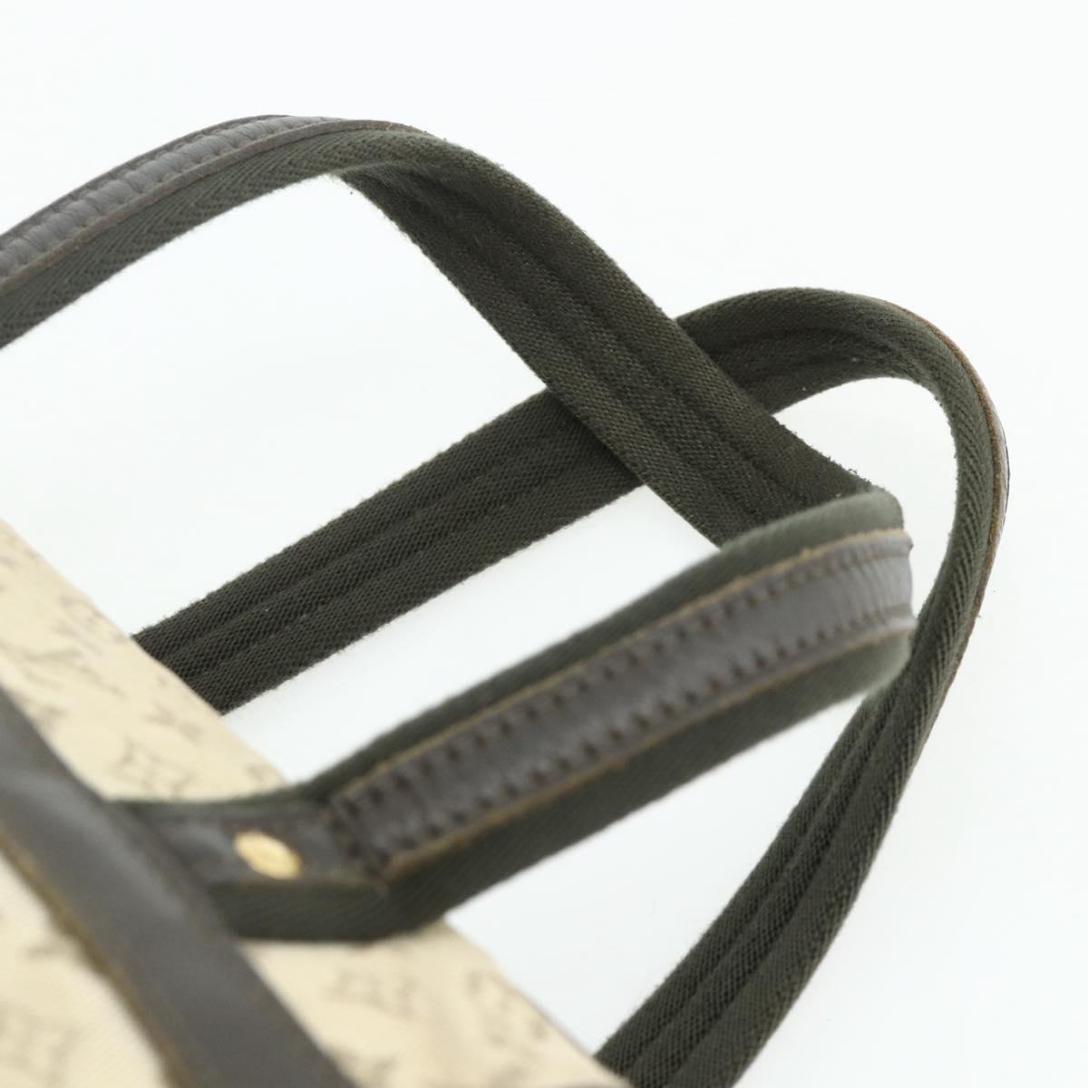 LOUIS VUITTON Monogram Mini Josephine GM Hand Bag Khaki M92310 LV Auth 177307