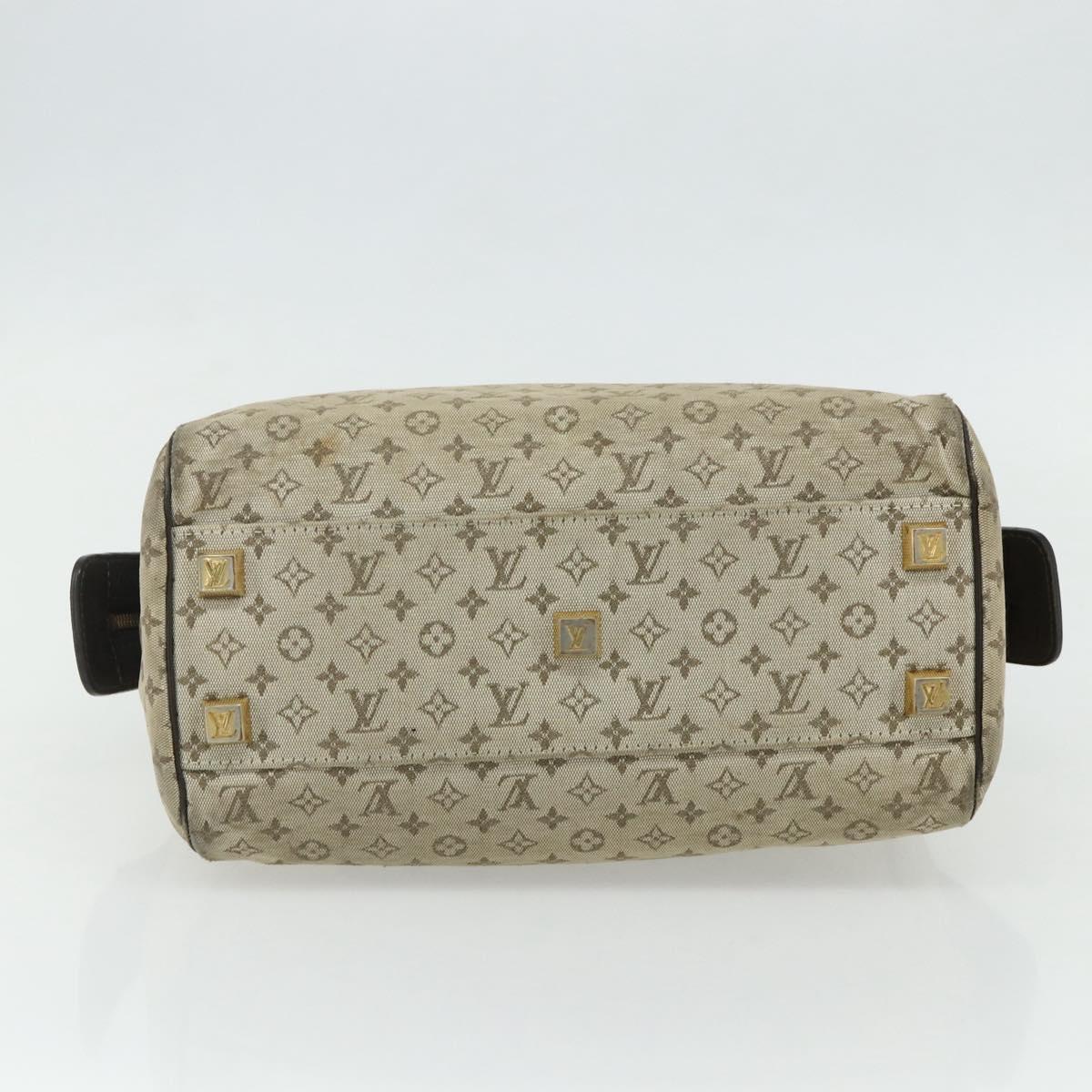 LOUIS VUITTON Monogram Mini Josephine GM Hand Bag Khaki M92310 LV Auth 177307