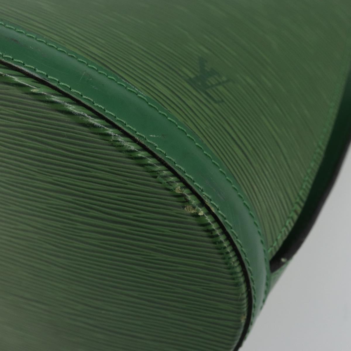 LOUIS VUITTON Epi Cluny Shoulder Bag Green M52254 LV Auth 177308