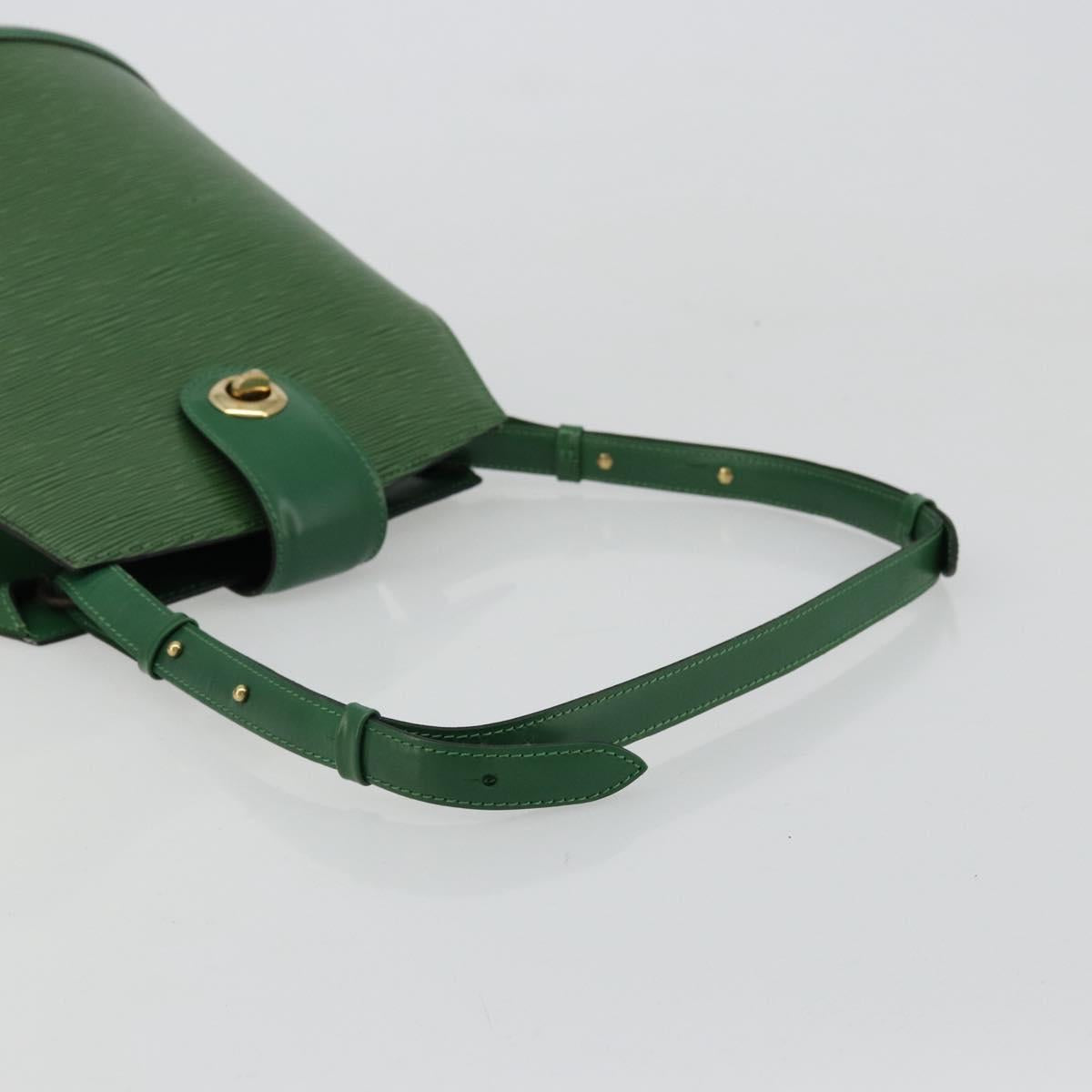 LOUIS VUITTON Epi Cluny Shoulder Bag Green M52254 LV Auth 177308