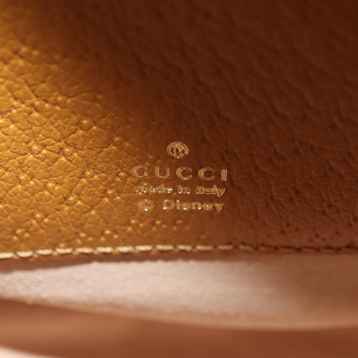 GUCCI Micro GG Supreme Disney Backpack PVC Beige Gold 603730 Auth 177330M