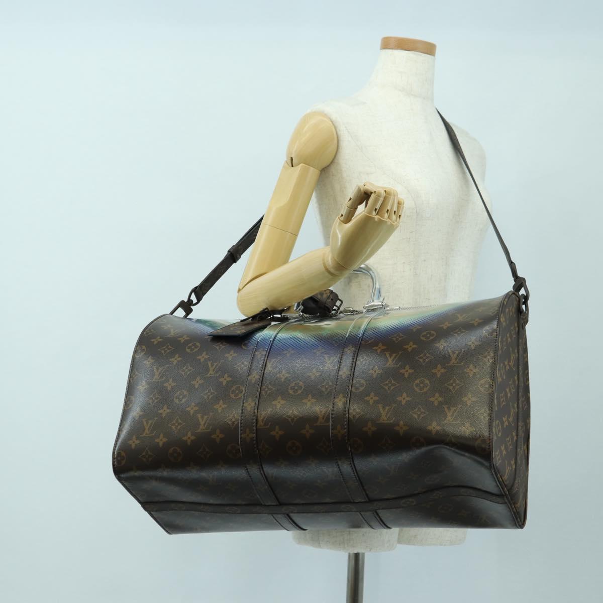 LOUIS VUITTON Metallic Nebula Keepall Bandouliere 50 Bag M23118 Auth 177343SAM