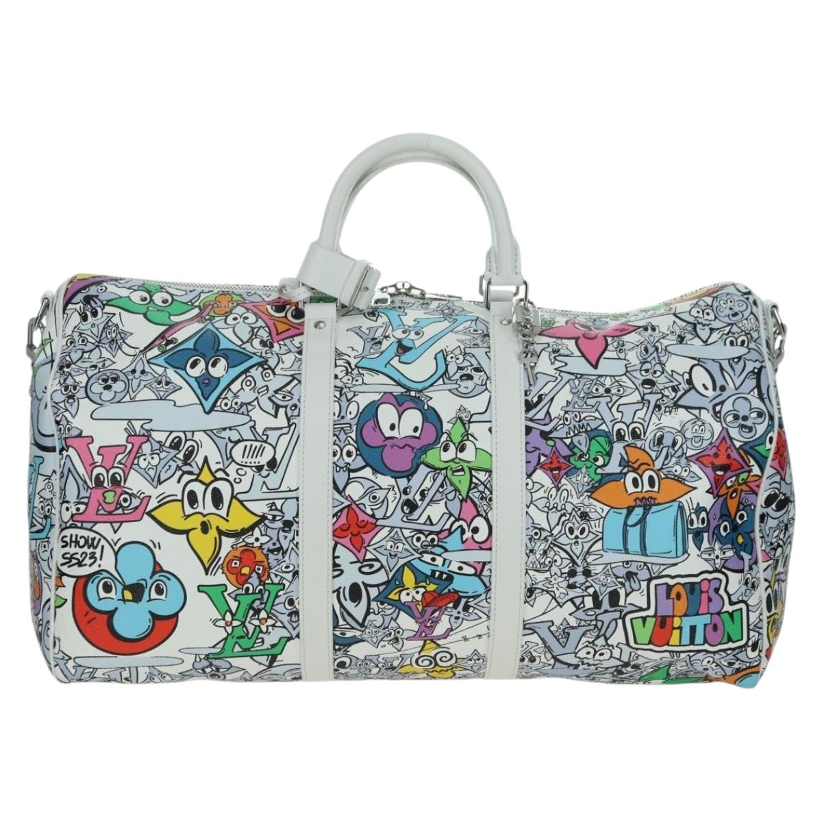 LOUIS VUITTON Monogram Comics Keepall Bandouliere 50 Bag M21863 Auth 177344SAM