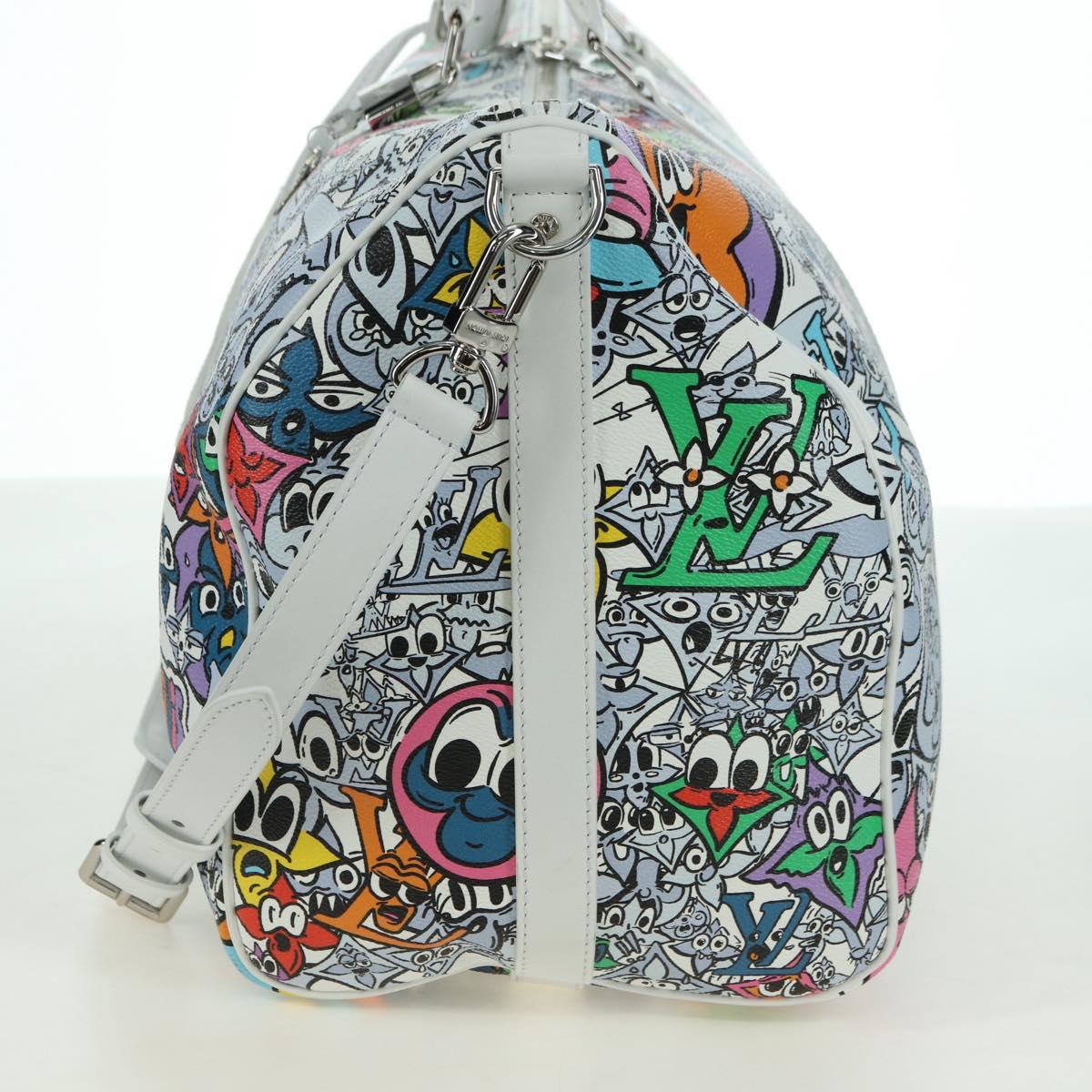 LOUIS VUITTON Monogram Comics Keepall Bandouliere 50 Bag M21863 Auth 177344SAM