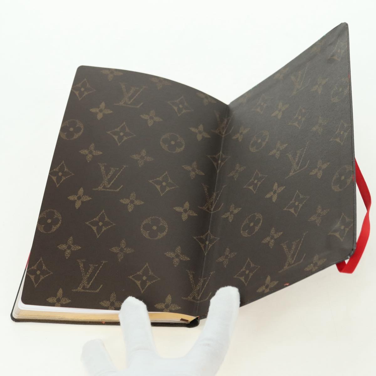 LOUIS VUITTON Collector Cherry Print Notebook MM Jane Canvas GI1371 Auth 177348M