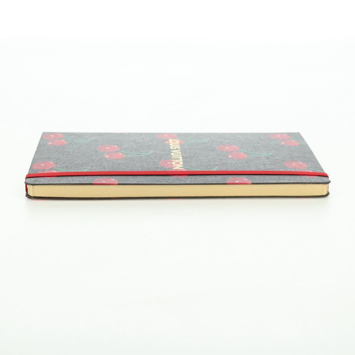 LOUIS VUITTON Collector Cherry Print Notebook MM Jane Canvas GI1371 Auth 177348M