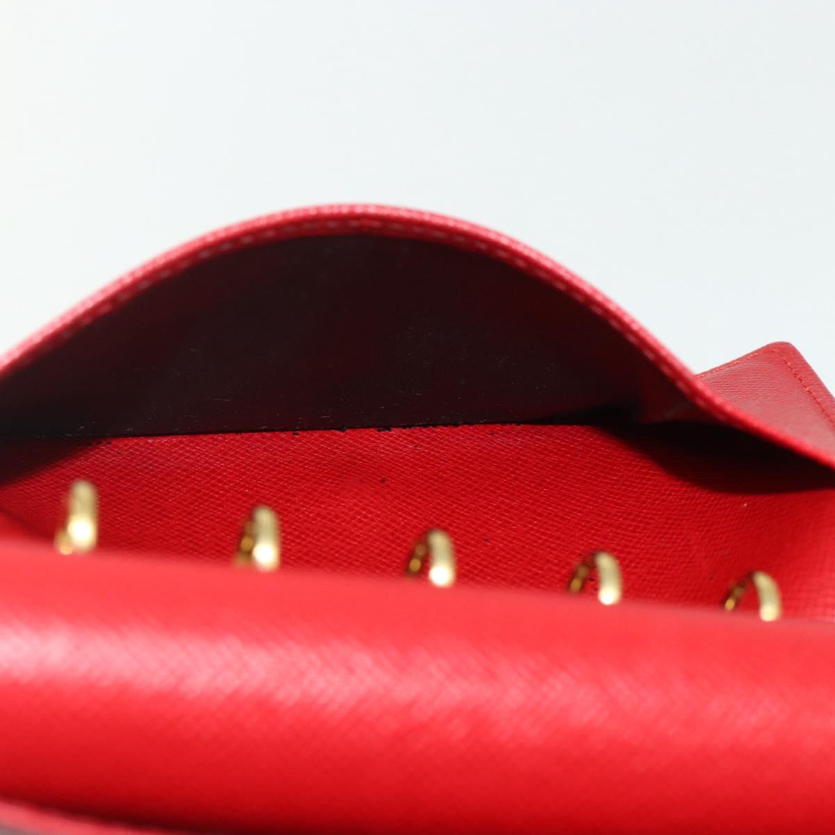 LOUIS VUITTON Epi Agenda PM Day Planner Cover Red R20057 LV Auth 177349