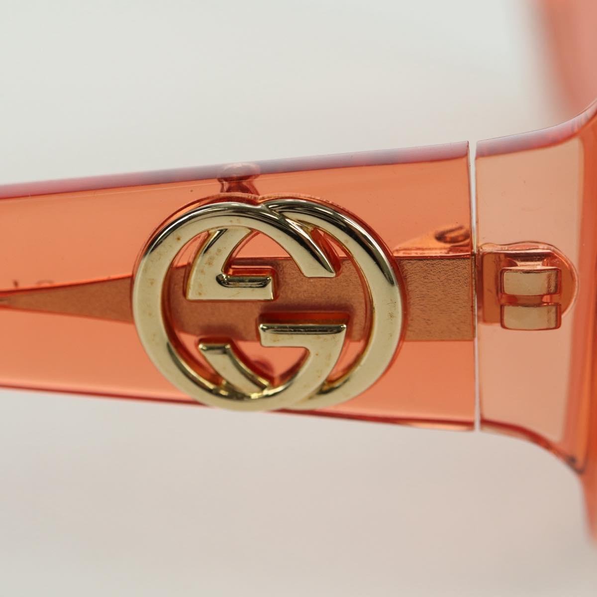 GUCCI Sunglasses plastic Orange Auth 177351M