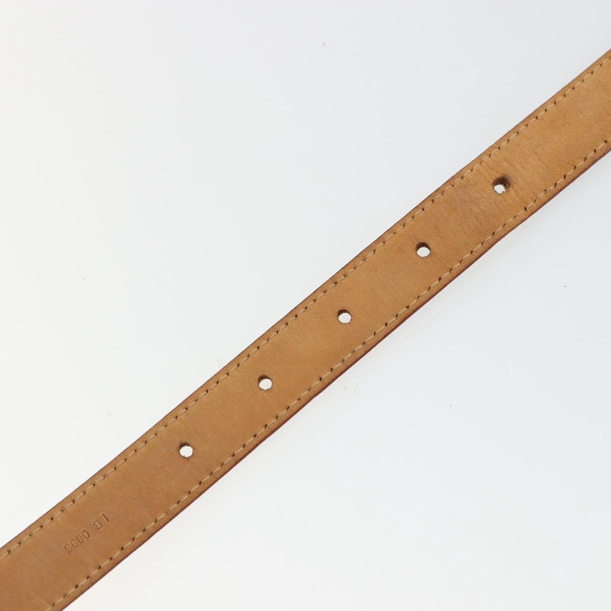 LOUIS VUITTON Multicolor Ceinture LV Belt White LV Auth 177354A