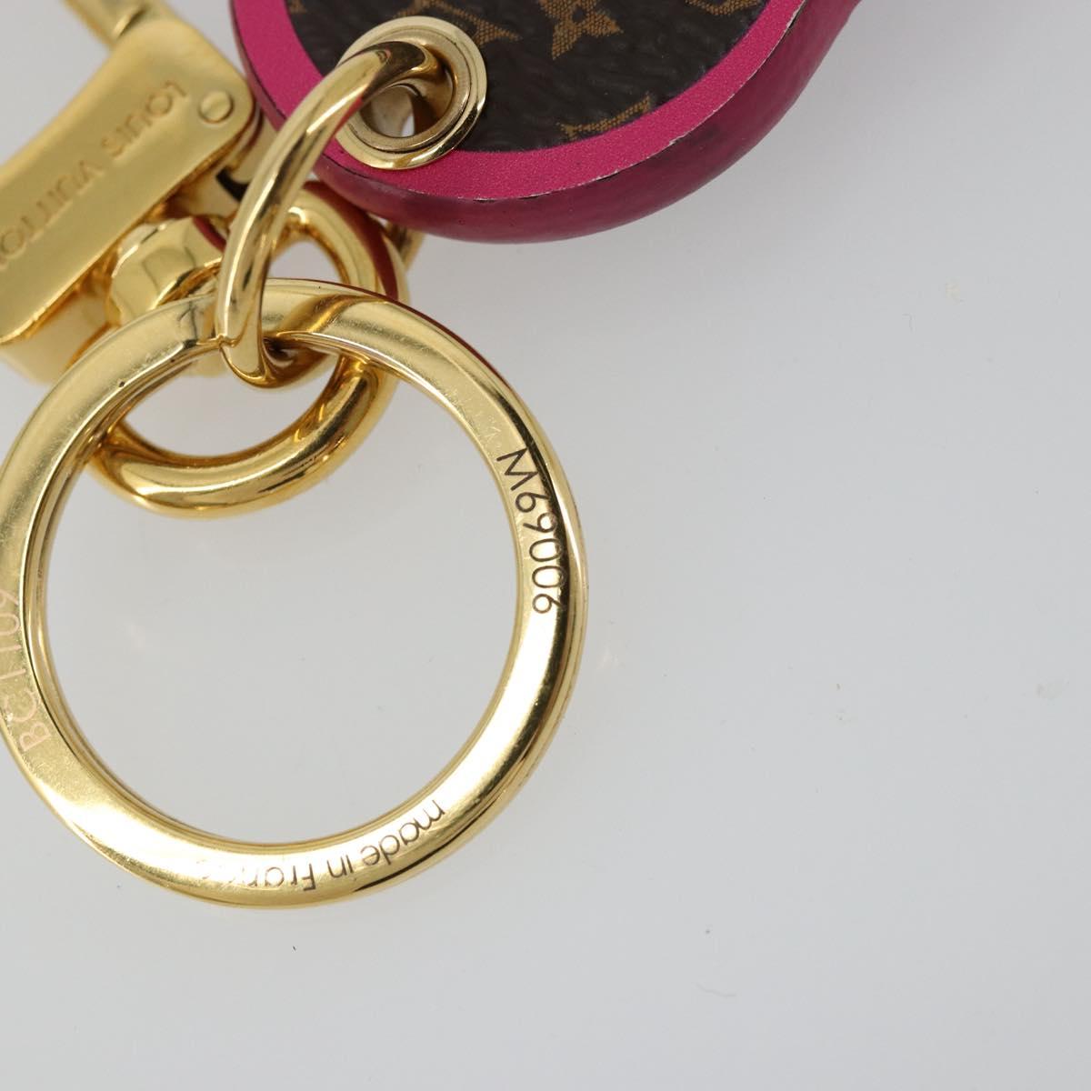 LOUIS VUITTON Porte Cles LV Skateboard Key Holder Pink M69006 LV Auth 177355A