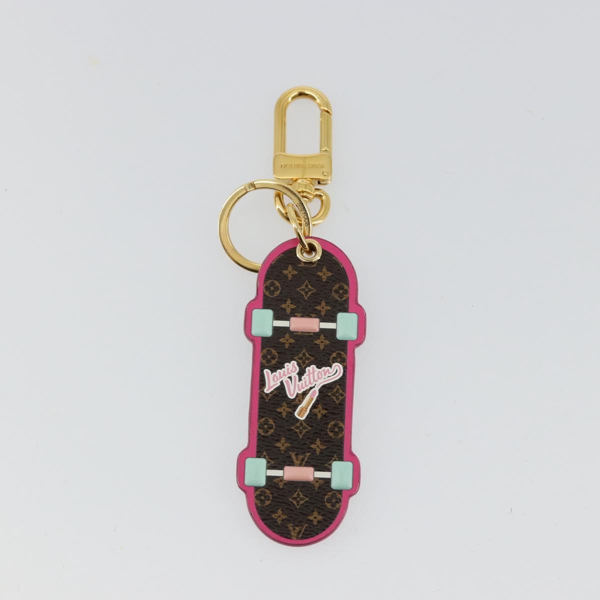 LOUIS VUITTON Porte Cles LV Skateboard Key Holder Pink M69006 LV Auth 177355A
