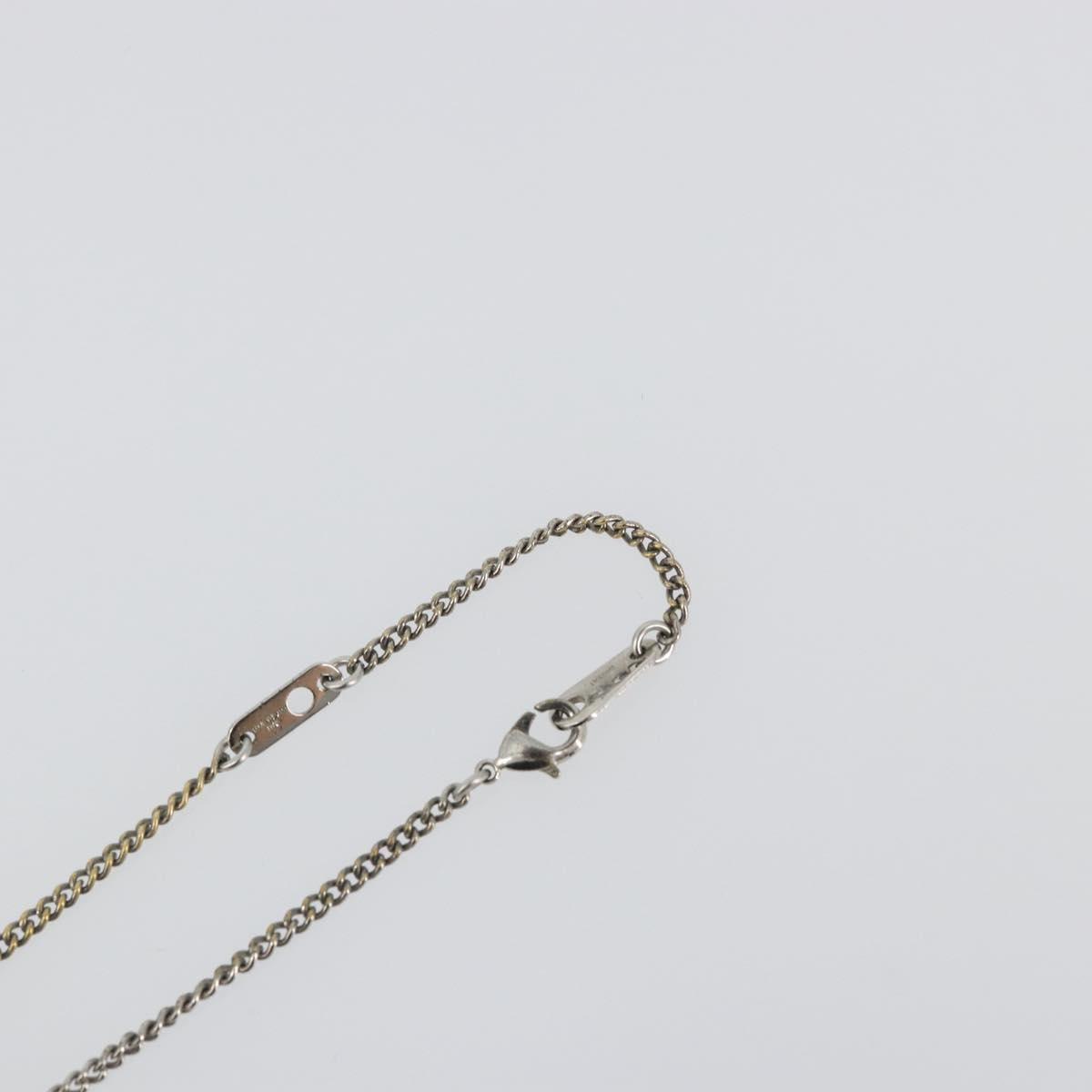 LOUIS VUITTON Eclipse Collier Charms Necklace Silver tone M63641 LV Auth 177357A