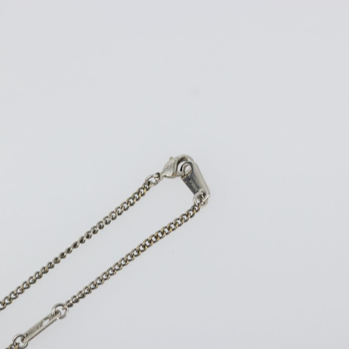 LOUIS VUITTON Eclipse Collier Charms Necklace Silver tone M63641 LV Auth 177357A