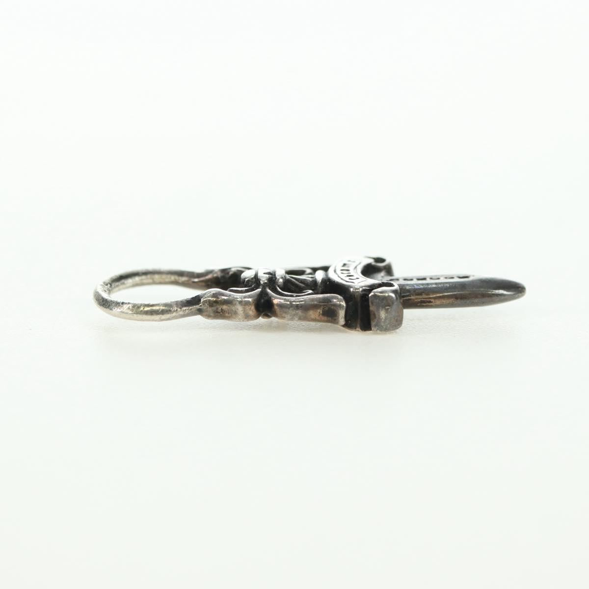 Chrome Hearts Dagger Charm Pendant Top Ag925 Silver Auth 177358V