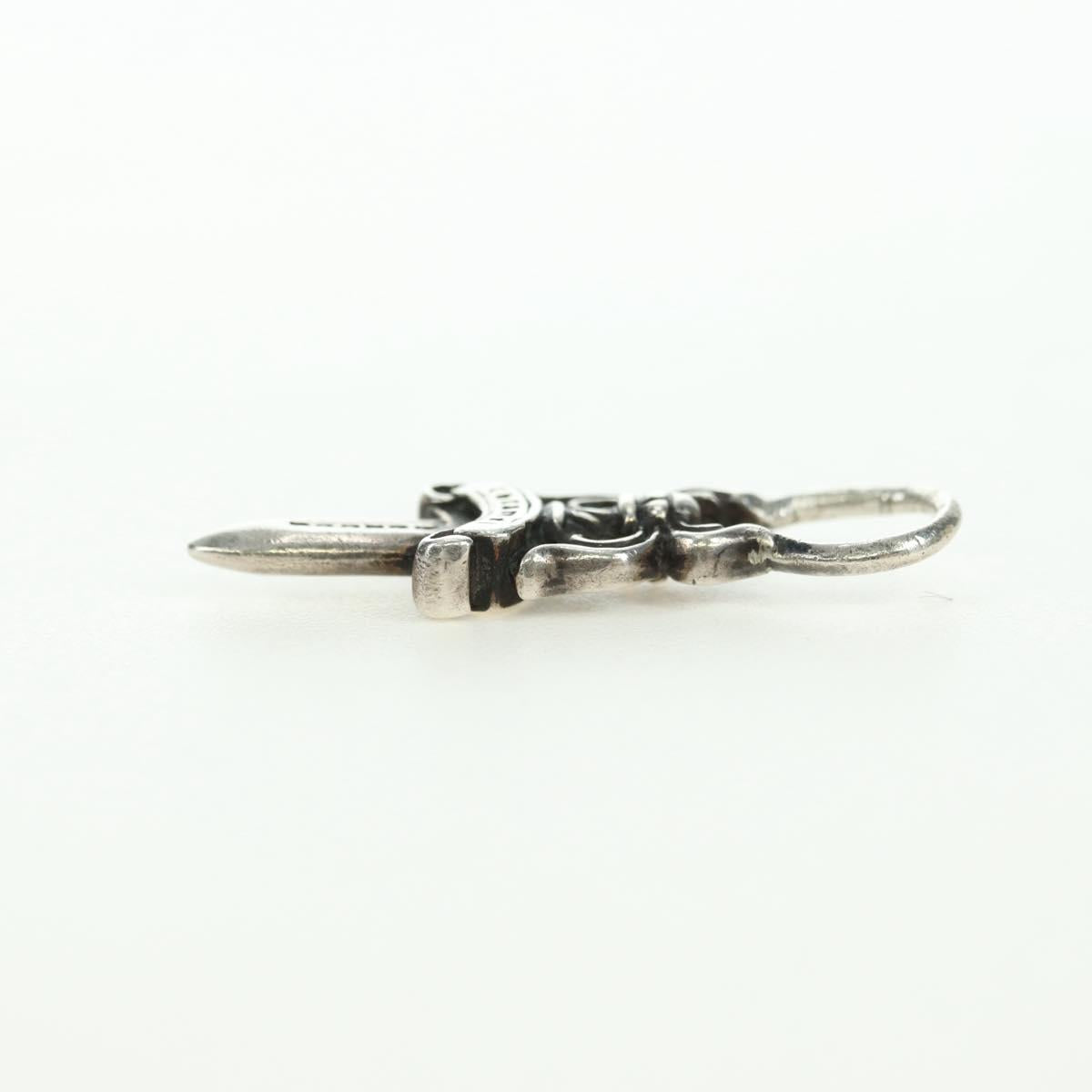 Chrome Hearts Dagger Charm Pendant Top Ag925 Silver Auth 177359V