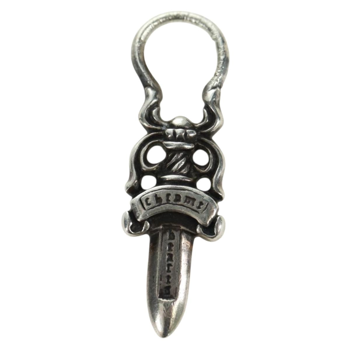 Chrome Hearts Dagger Charm Pendant Top Ag925 Silver Auth 177359V