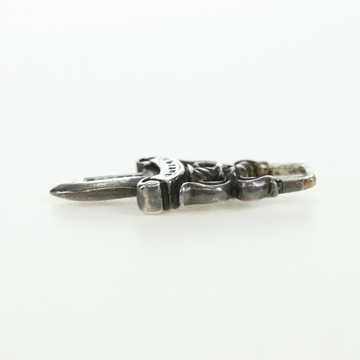 Chrome Hearts Dagger Charm Pendant Top Ag925 Silver Auth 177360V
