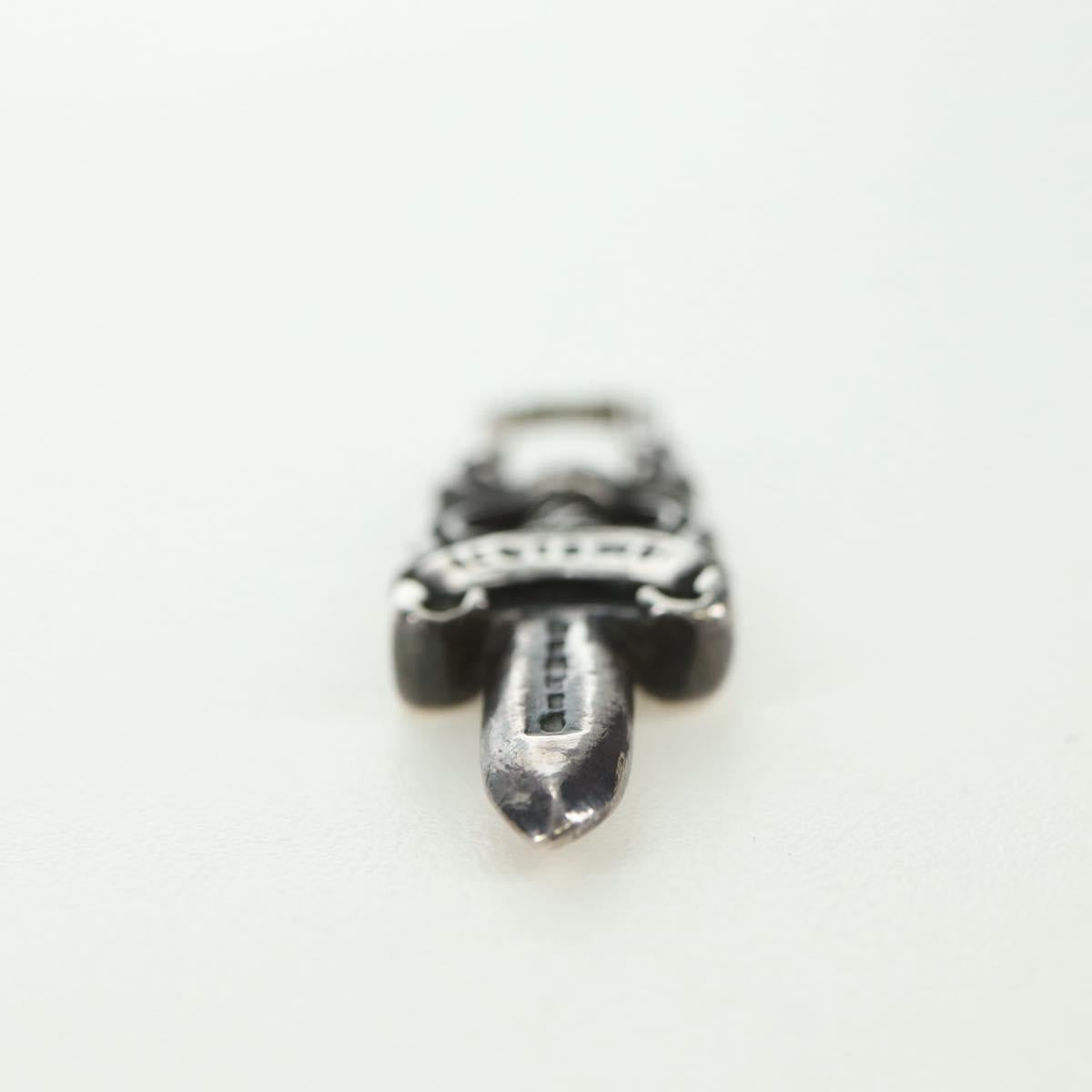 Chrome Hearts Dagger Charm Pendant Top Ag925 Silver Auth 177360V