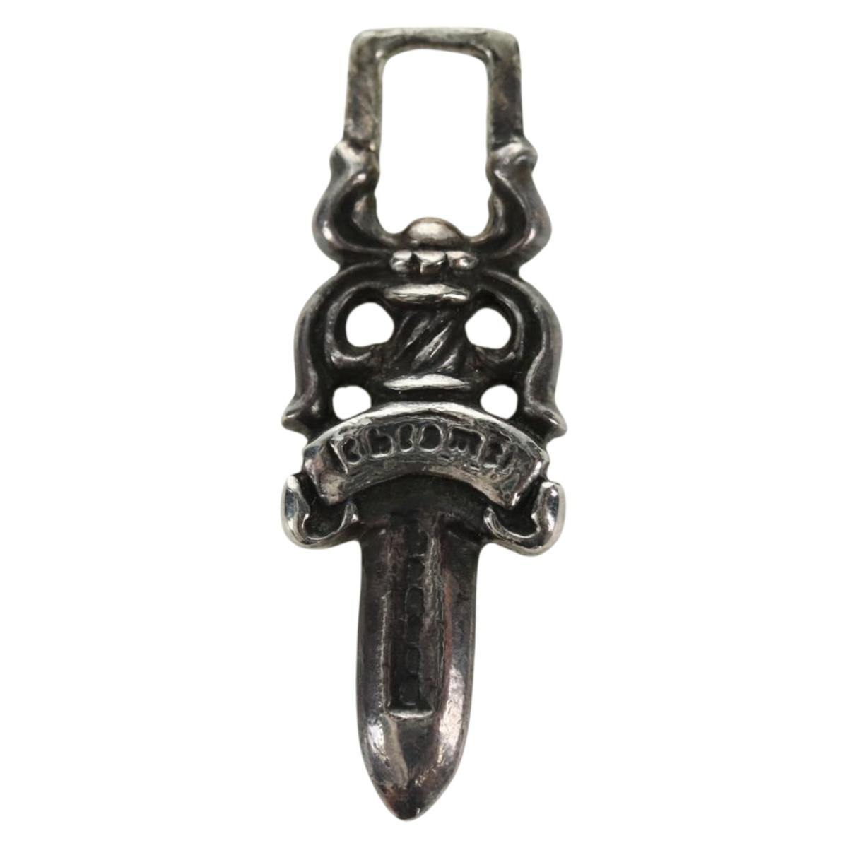Chrome Hearts Dagger Charm Pendant Top Ag925 Silver Auth 177360V