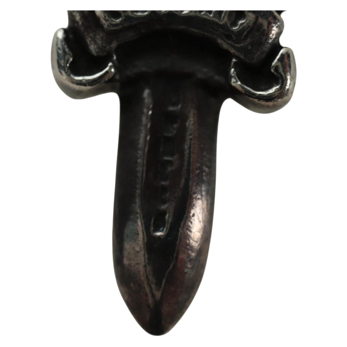 Chrome Hearts Dagger Charm Pendant Top Ag925 Silver Auth 177360V