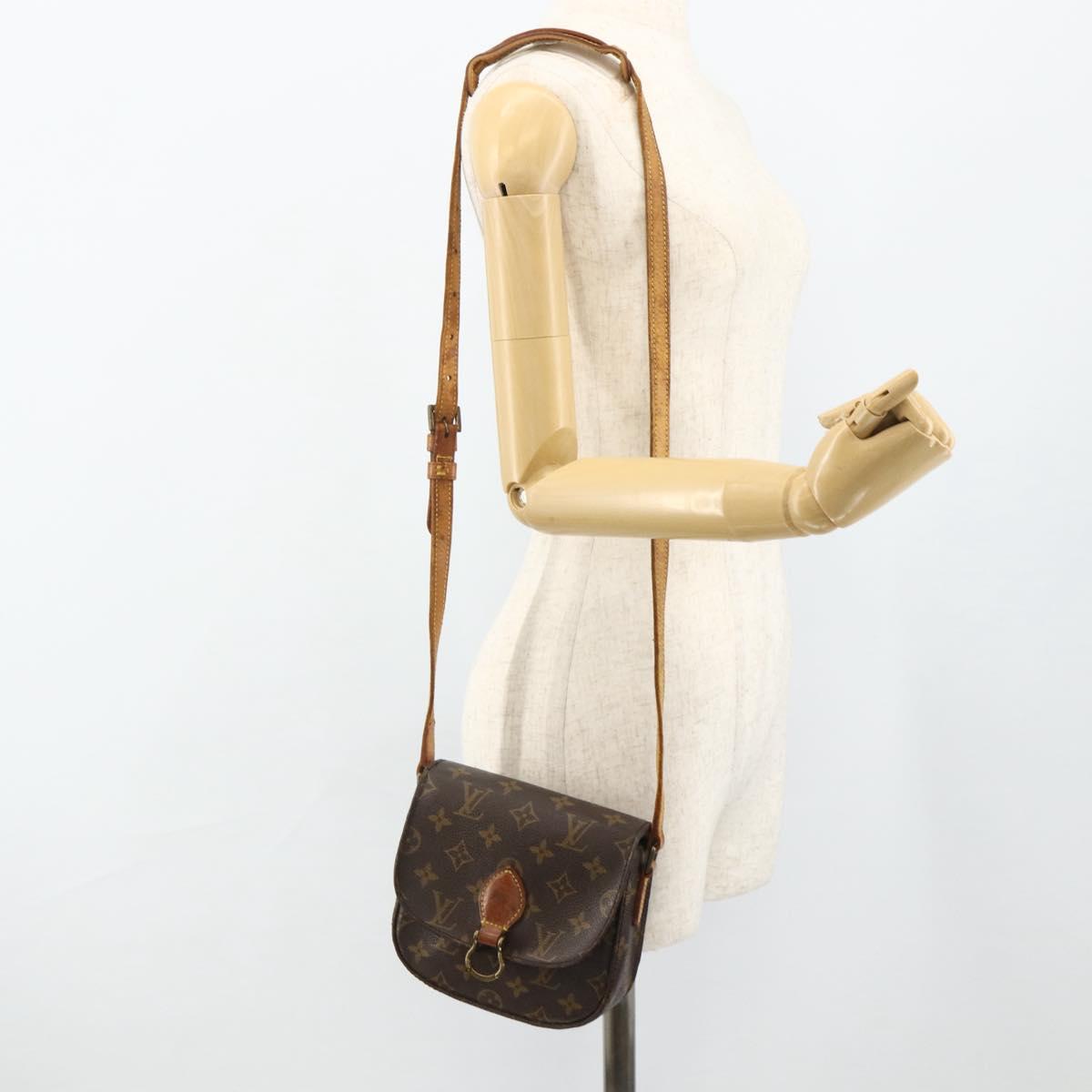 LOUIS VUITTON Monogram Saint Cloud PM Shoulder Bag M51244 LV Auth 177421