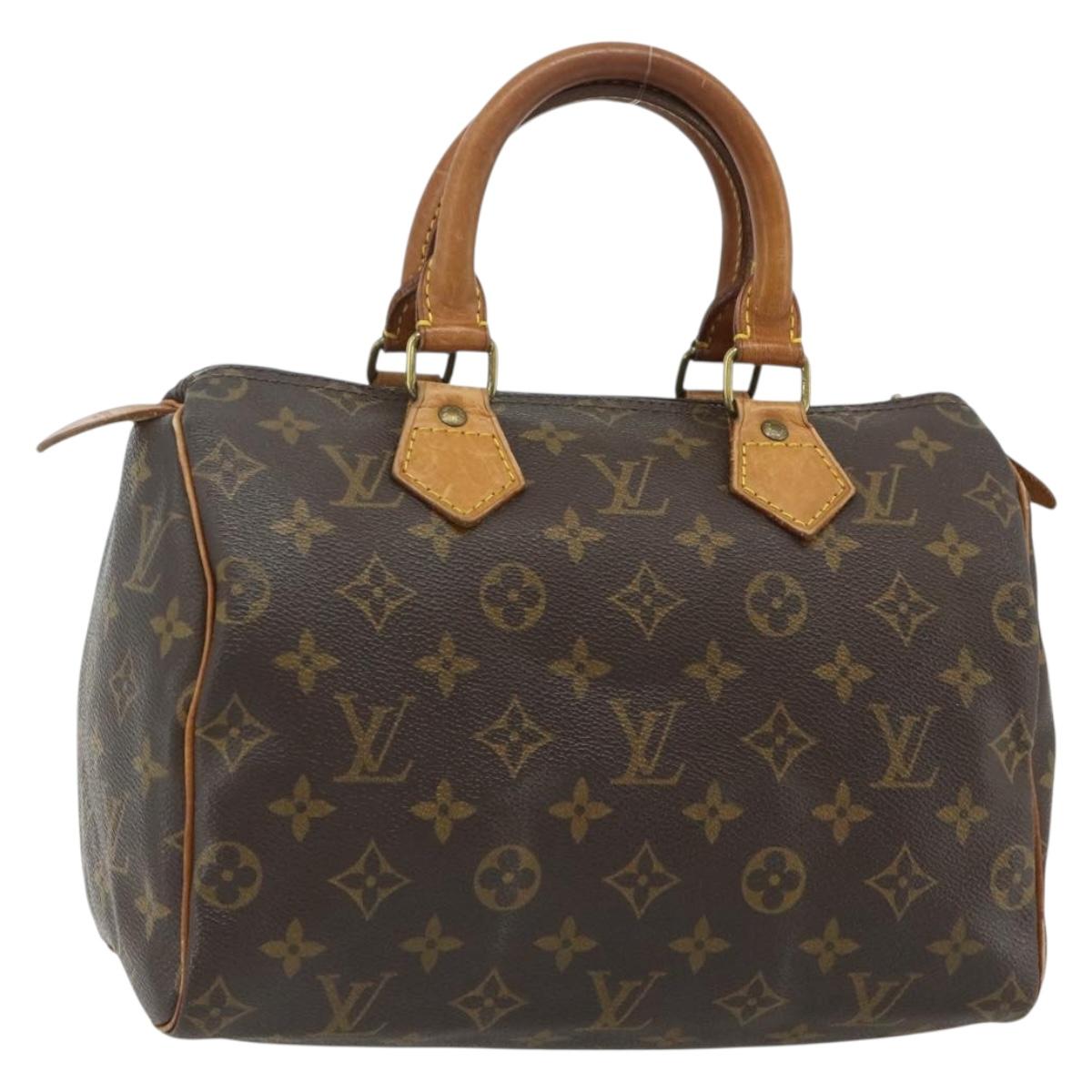 LOUIS VUITTON Monogram Speedy 25 Hand Bag M41528 LV Auth 177422
