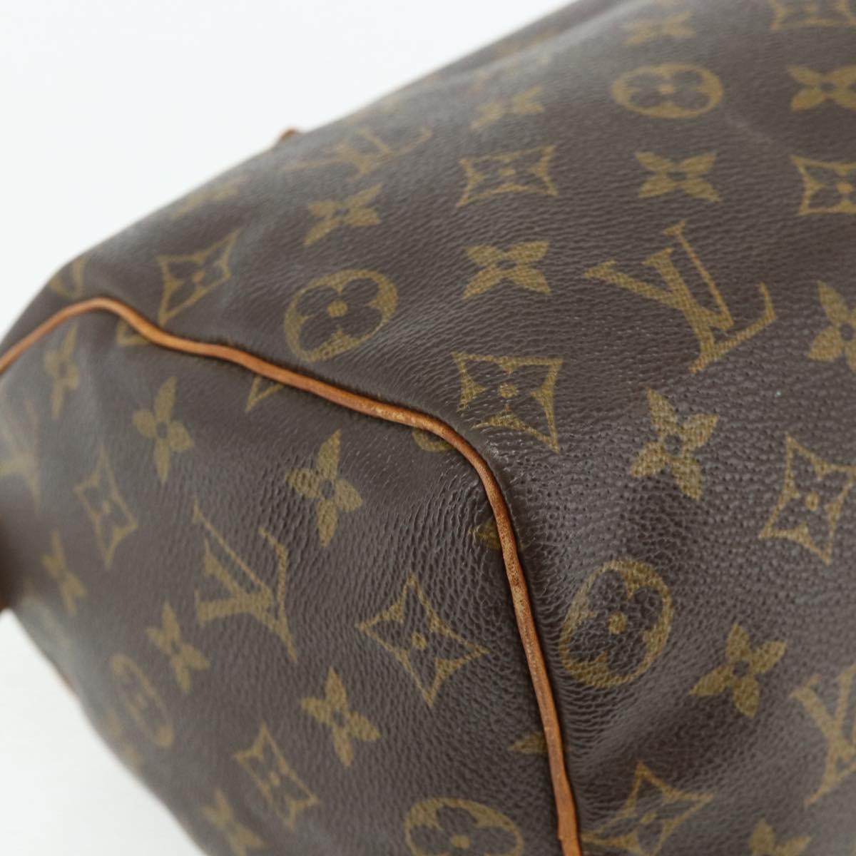 LOUIS VUITTON Monogram Speedy 25 Hand Bag M41528 LV Auth 177422