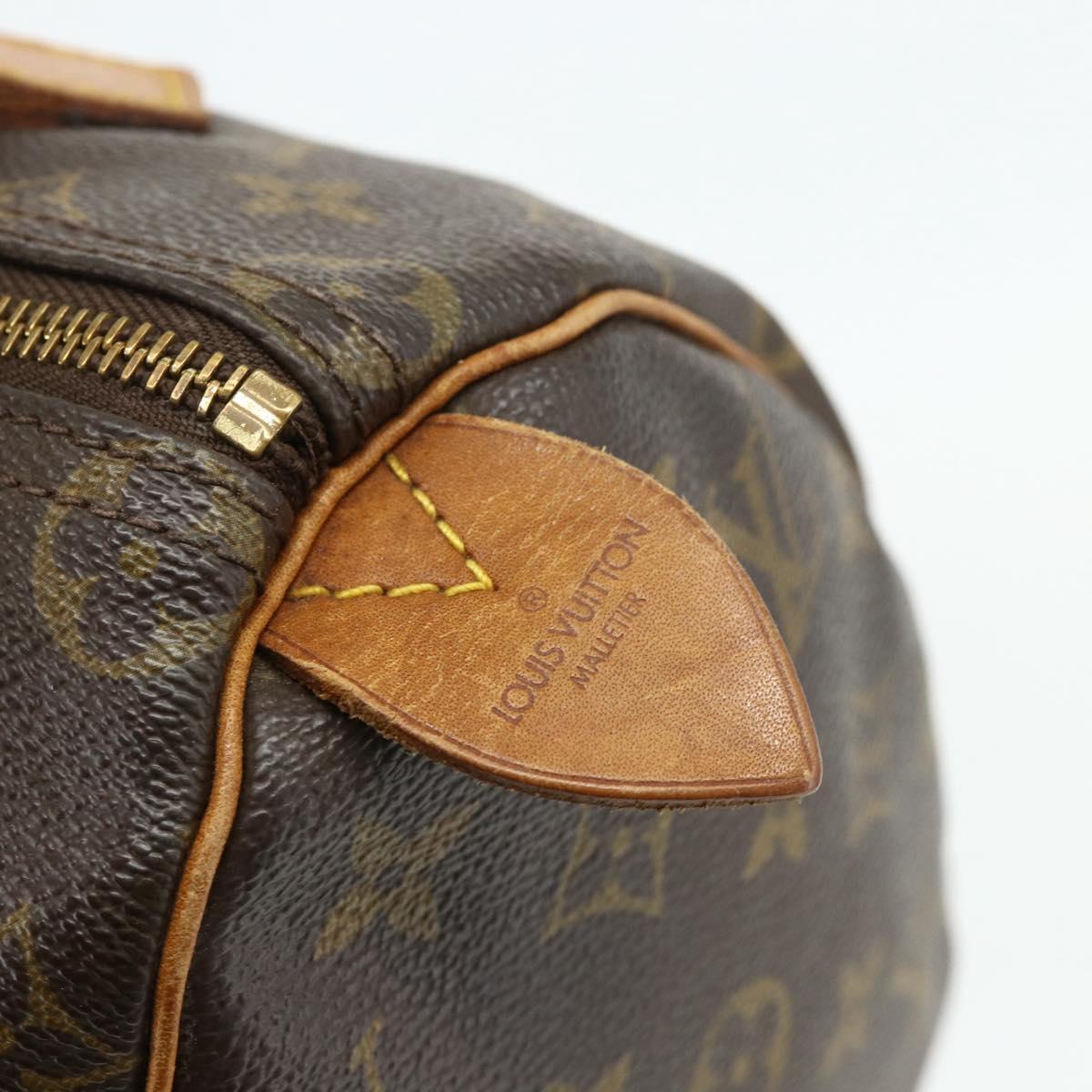 LOUIS VUITTON Monogram Speedy 25 Hand Bag M41528 LV Auth 177422