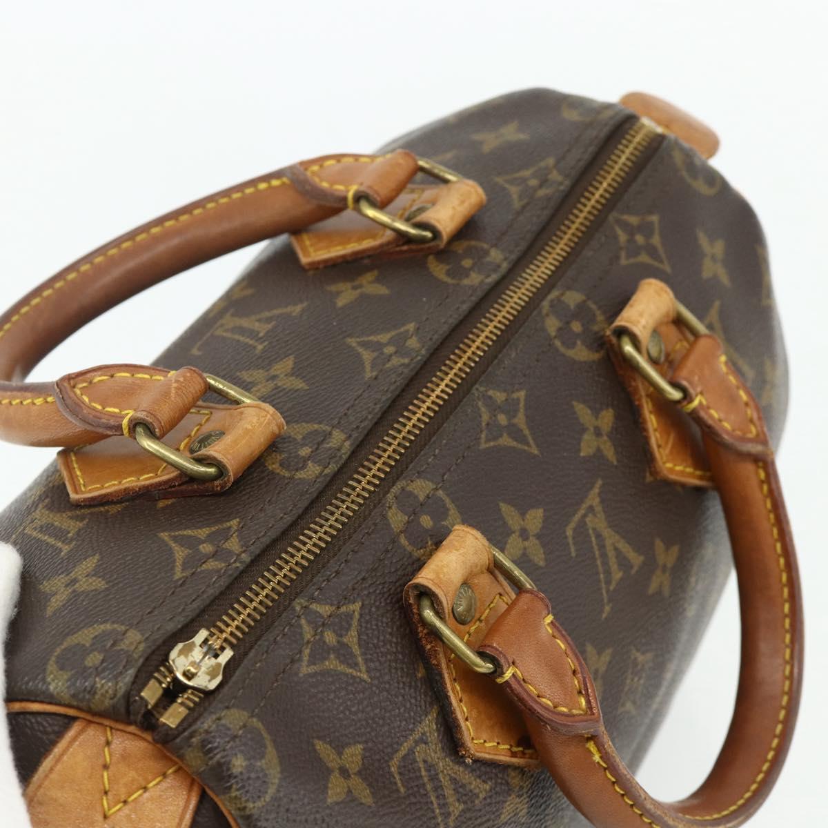 LOUIS VUITTON Monogram Speedy 25 Hand Bag M41528 LV Auth 177422