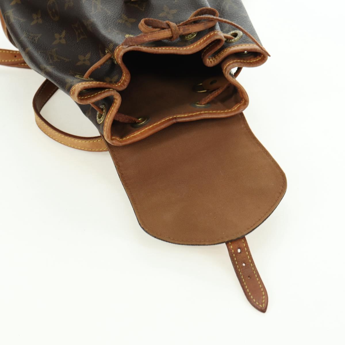 LOUIS VUITTON Monogram Montsouris PM Backpack M51137 LV Auth 177423A