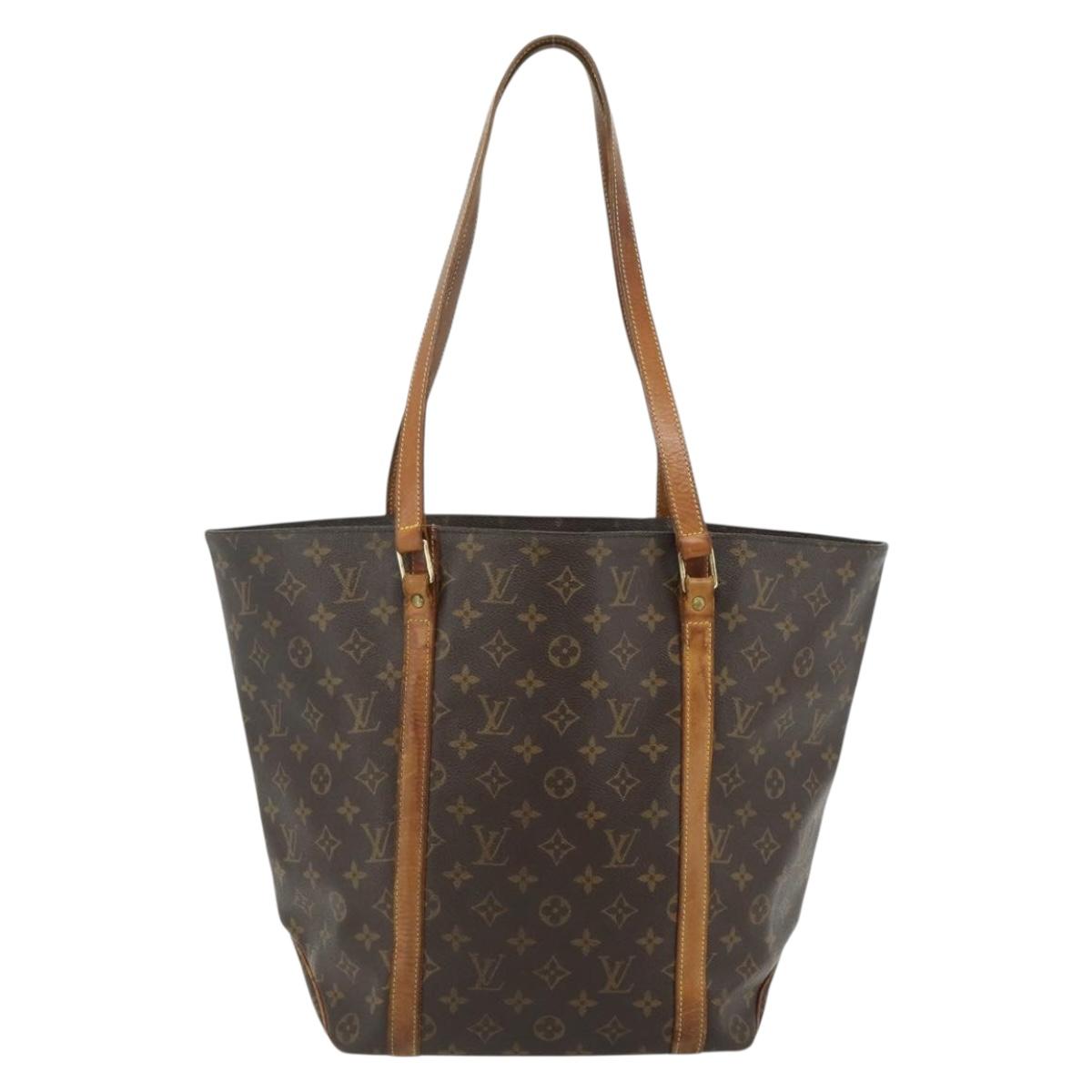 LOUIS VUITTON Monogram Sac Shopping Tote Bag M51108 LV Auth 177425