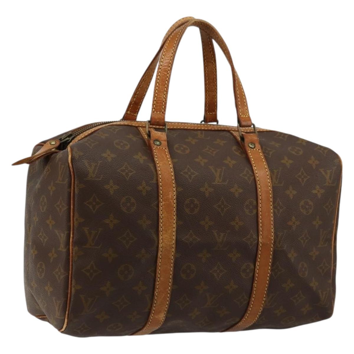 LOUIS VUITTON Monogram Sac Souple 35 Boston Bag M41626 LV Auth 177427