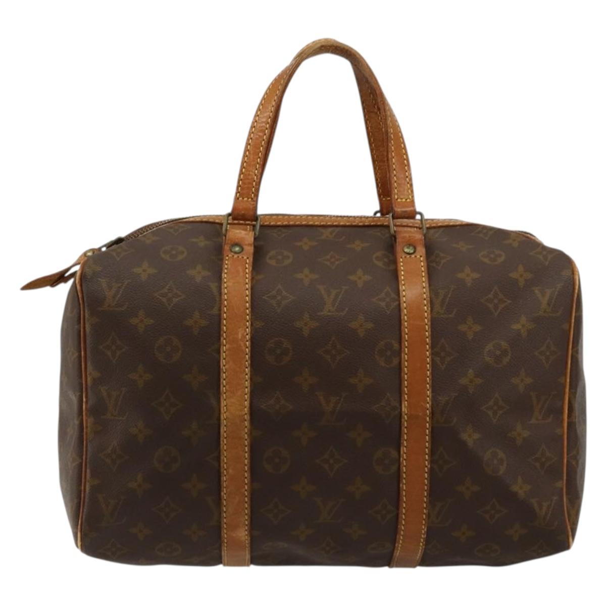 LOUIS VUITTON Monogram Sac Souple 35 Boston Bag M41626 LV Auth 177427