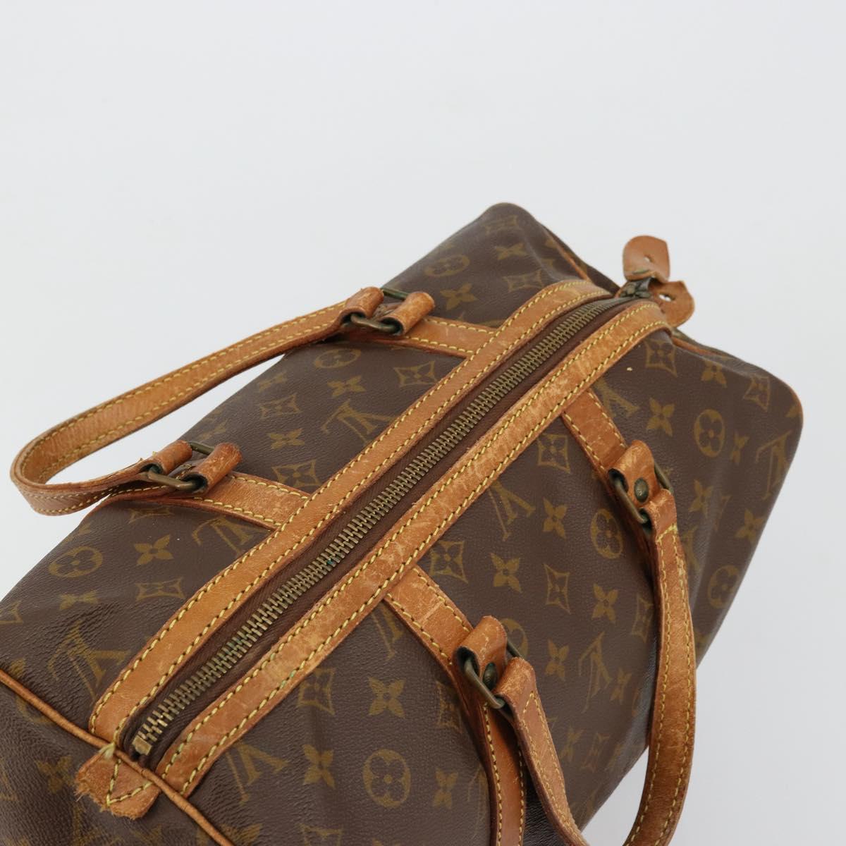 LOUIS VUITTON Monogram Sac Souple 35 Boston Bag M41626 LV Auth 177427